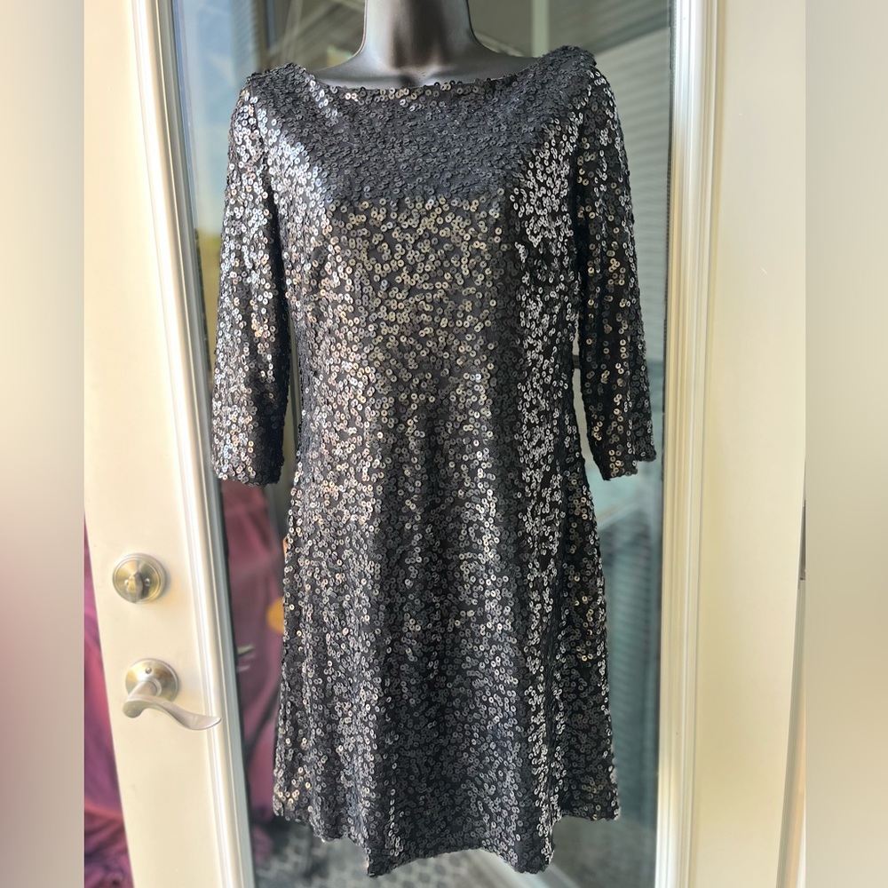 Jessica Simpson backless sequin dress - sz 8